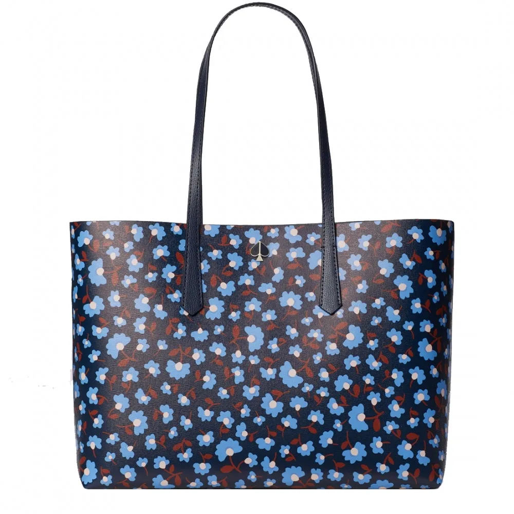 Kate Spade Molly Party Floral Large Tote Bag in Blazer Blue Multi