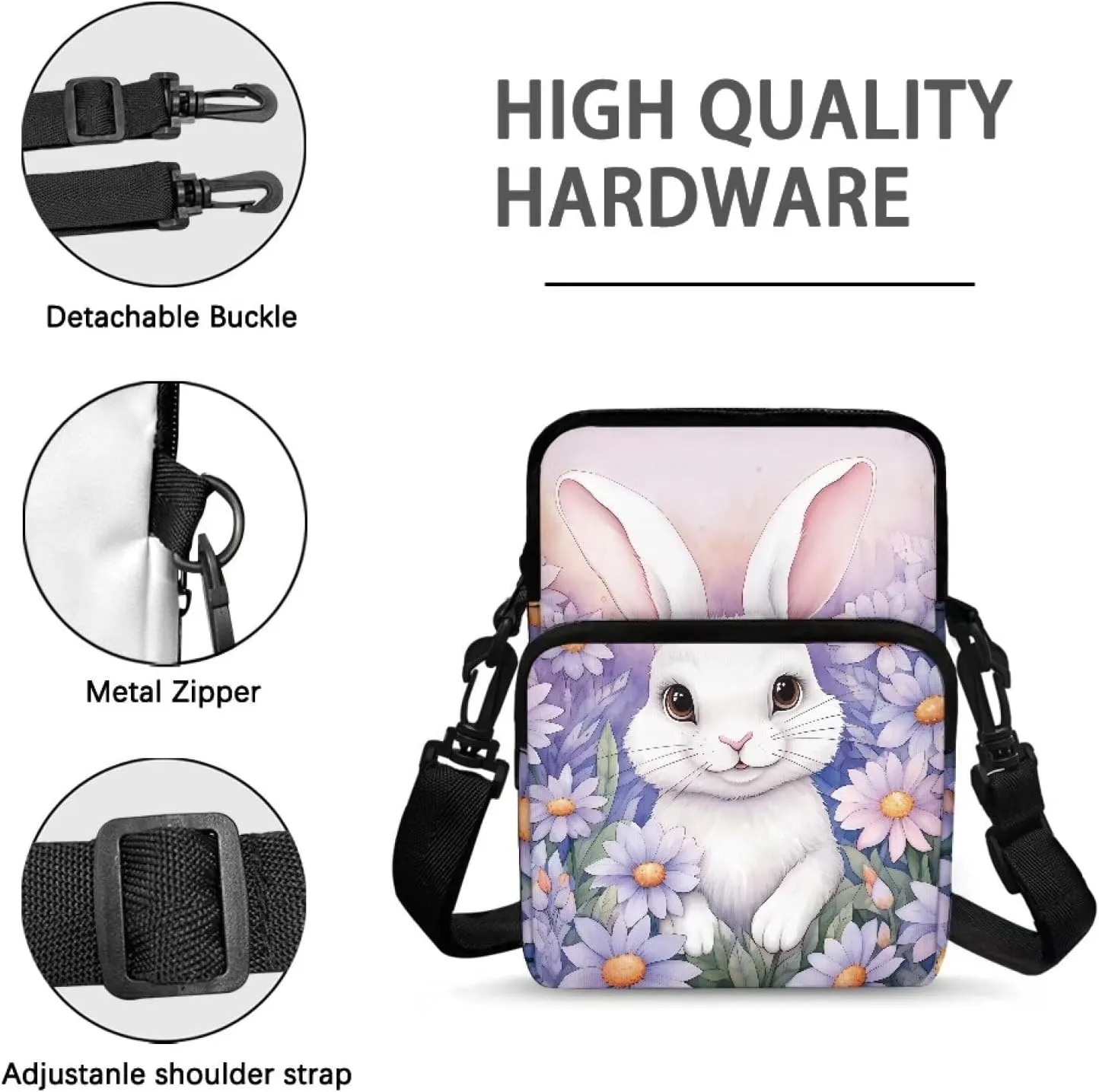 Kuiaobaty Crossbody Bags for Women Small Messenger Bag Fashion Shoulder Sling Bag
