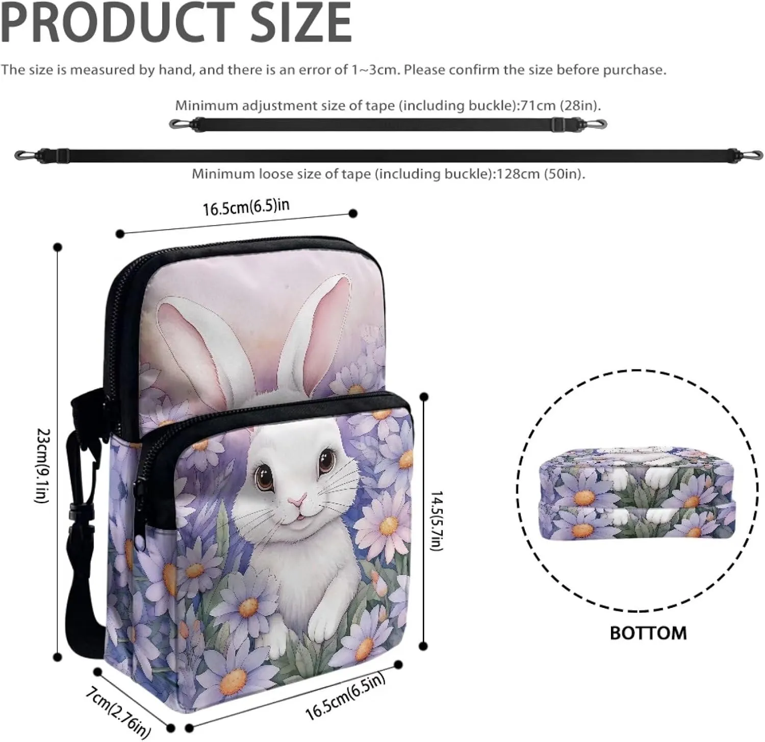Kuiaobaty Crossbody Bags for Women Small Messenger Bag Fashion Shoulder Sling Bag