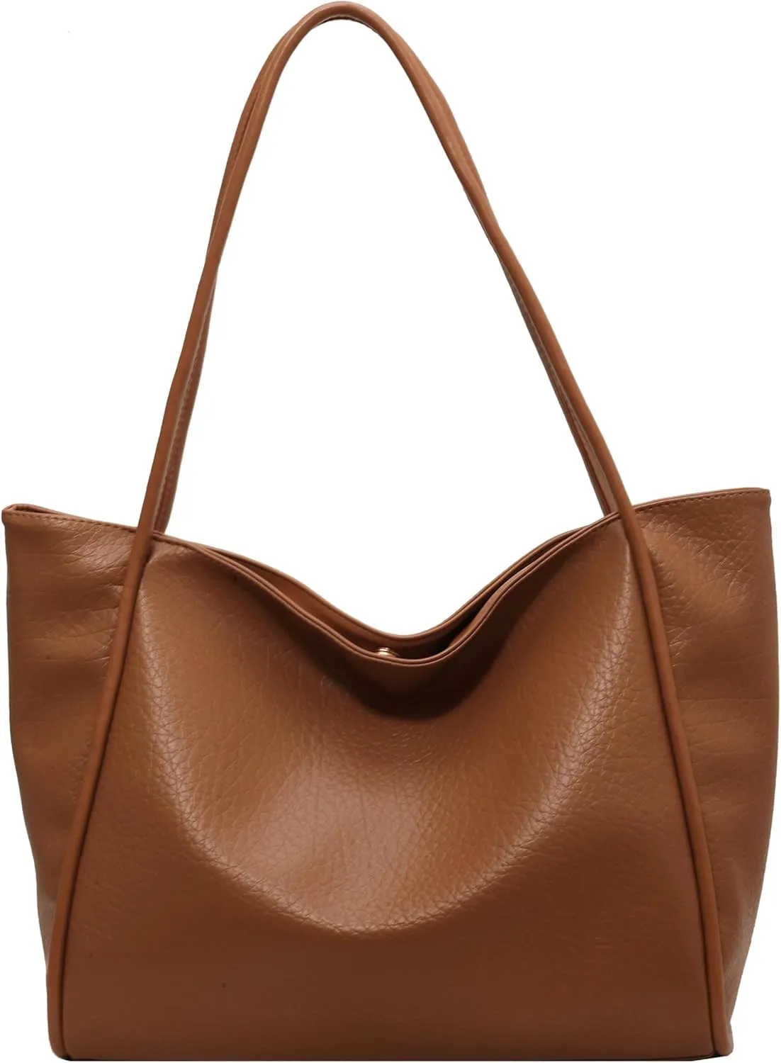 Large Vegan Leather Weekender Bag - Women's Shopper Handbag