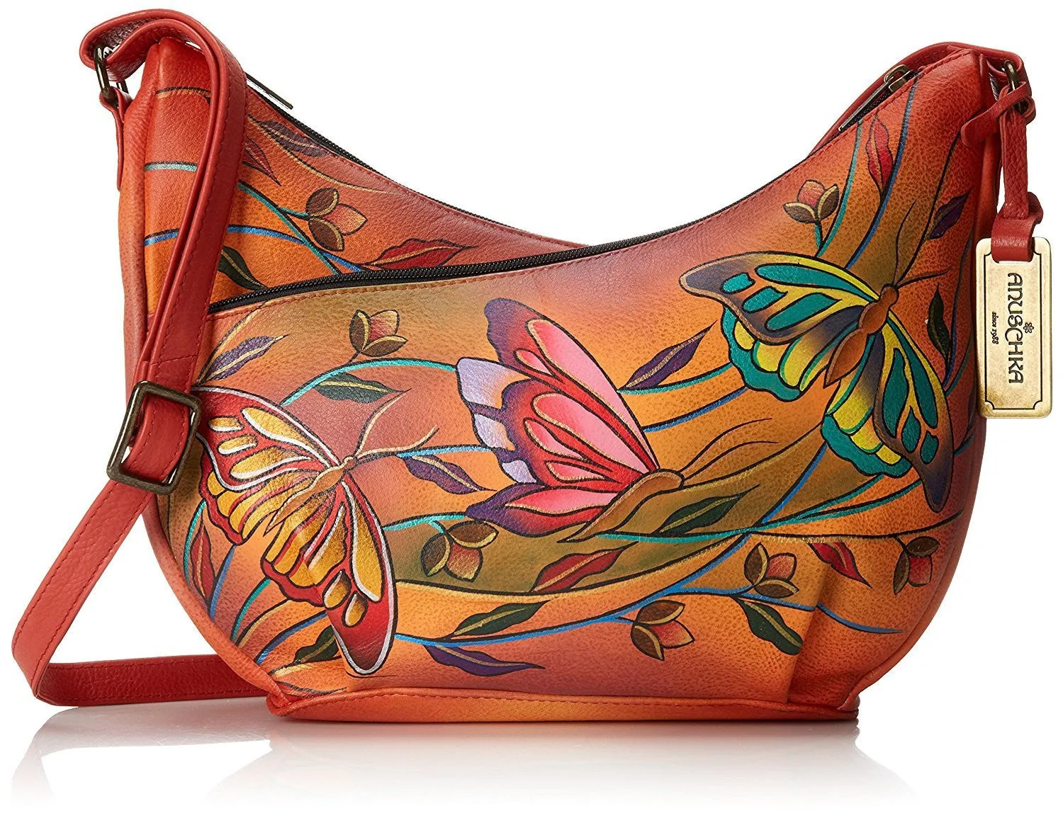 Leather Convertible Leather Sophisticated Winter sale Bag Anuschka by U-Top Hobo