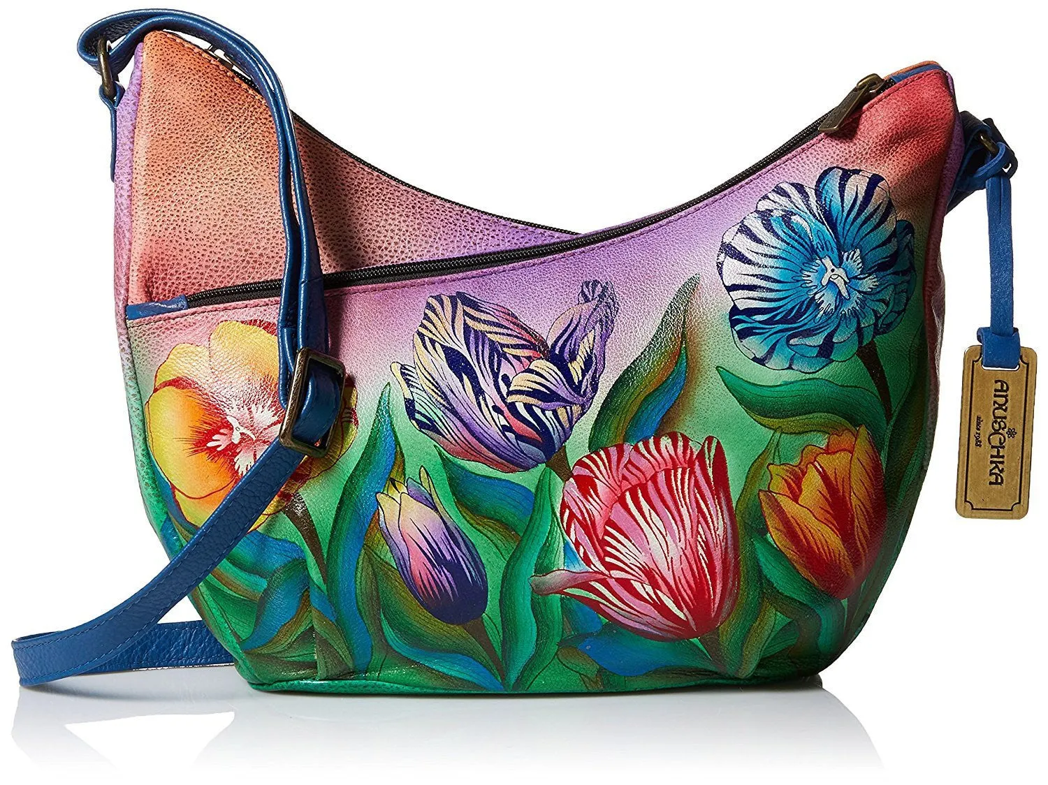 Leather Convertible Leather Sophisticated Winter sale Bag Anuschka by U-Top Hobo