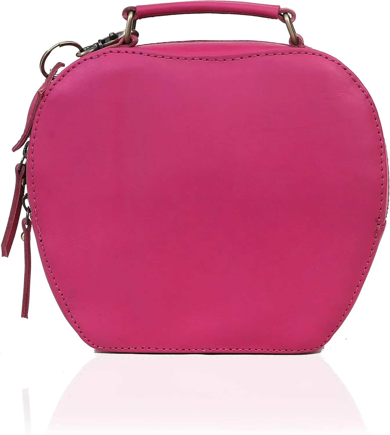 Leather Crossbody Bags for Women Trendy Looking Cross Body Shoulder Bag Designer Apple Purses (Green)