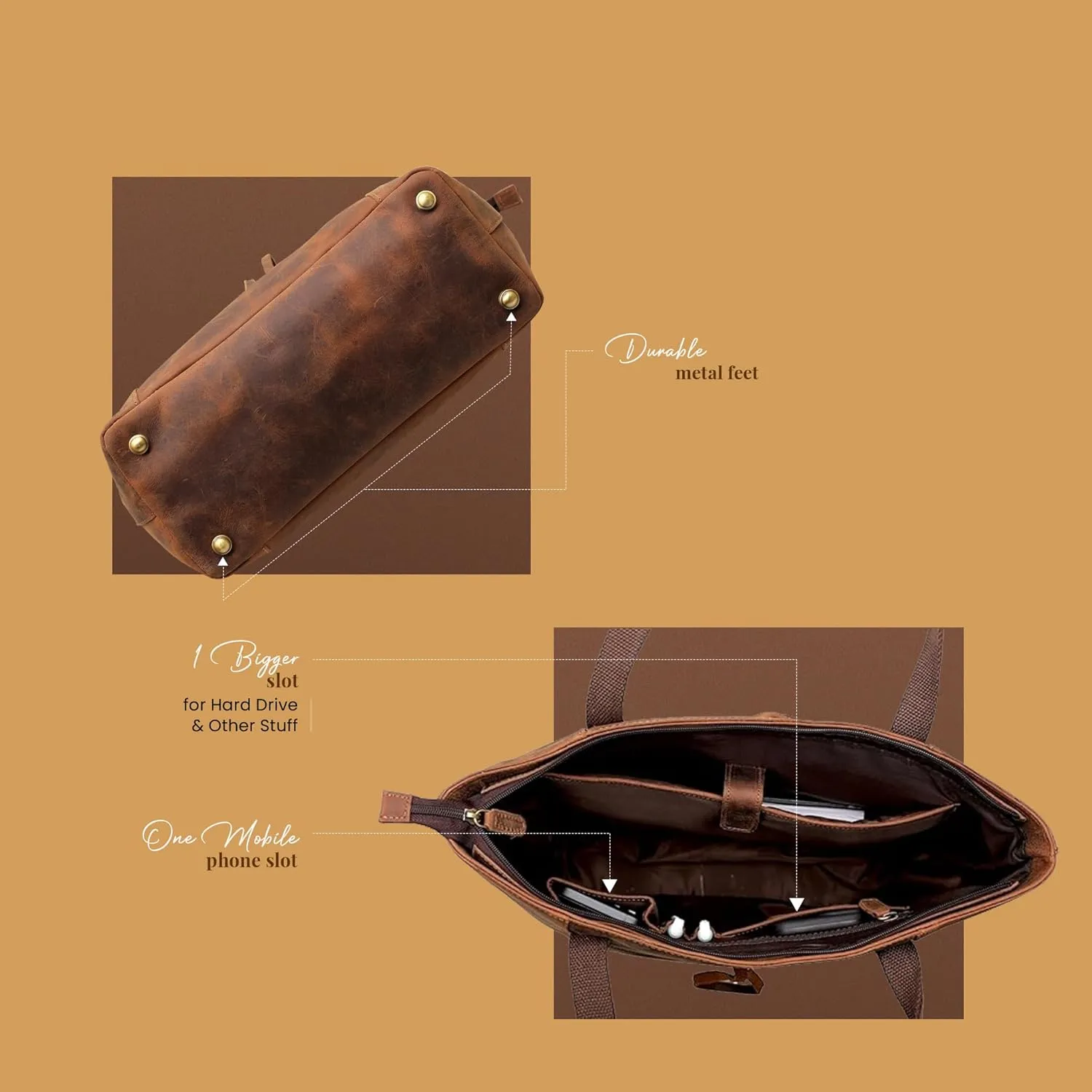 Leather Purse for Women Leather Tote Bag Satchel Vintage Genuine Leather Purses for Women Handbag Office Casual