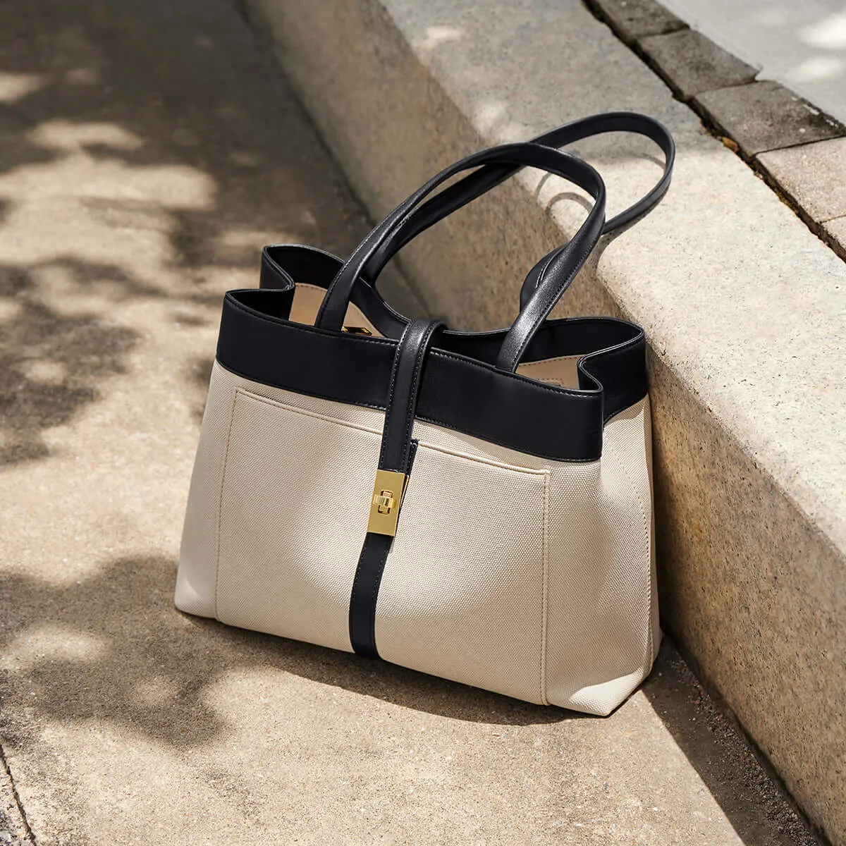 Leather Seamless delivery Bag Metro Buckle Efficient operation Tote Oregon Strap
