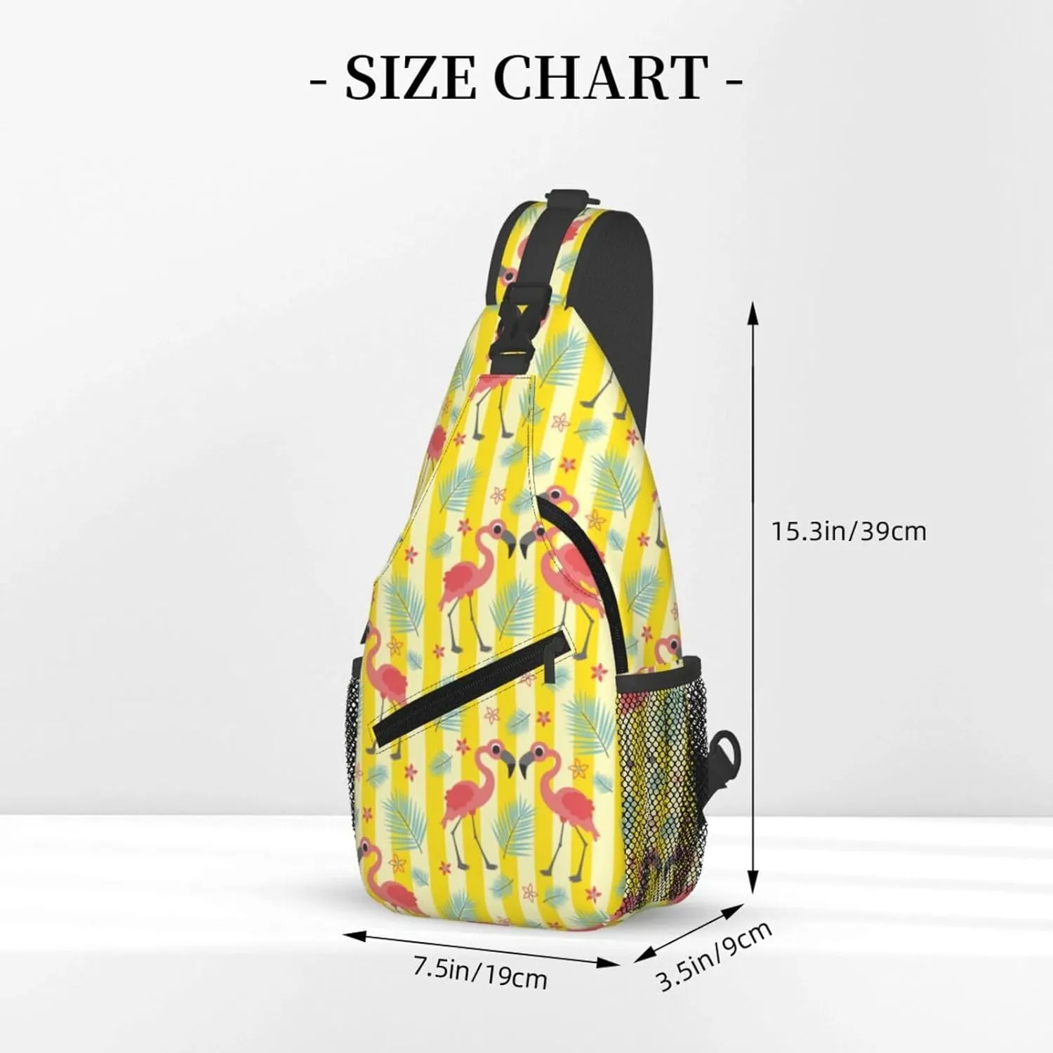 Lemon Lemon Slices Crossbody Bag Adjustable Sling Bag Casual Chest Bags Travel Shoulder Backpack