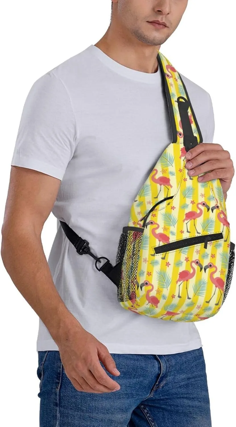 Lemon Lemon Slices Crossbody Bag Adjustable Sling Bag Casual Chest Bags Travel Shoulder Backpack