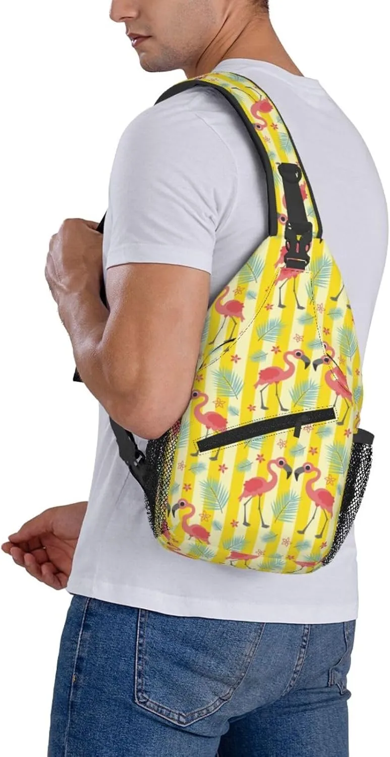 Lemon Lemon Slices Crossbody Bag Adjustable Sling Bag Casual Chest Bags Travel Shoulder Backpack