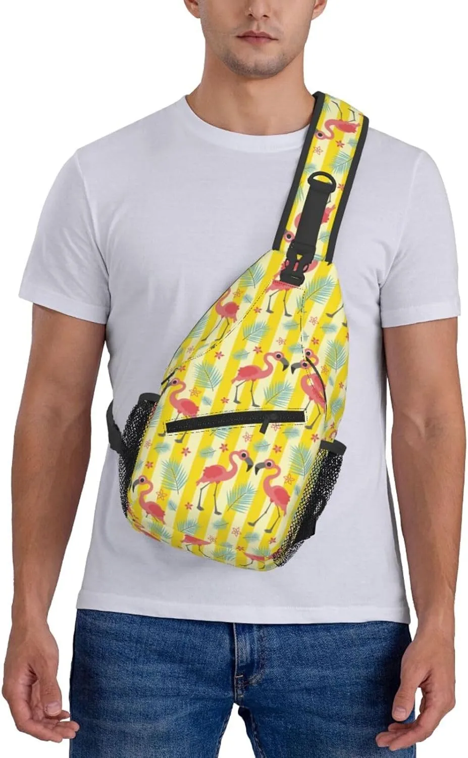 Lemon Lemon Slices Crossbody Bag Adjustable Sling Bag Casual Chest Bags Travel Shoulder Backpack