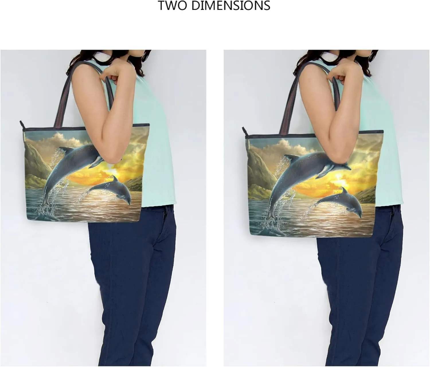 linqin Women's Shoulder Handbags Tote Purse with Zipper closure Retro Beige Honey Bees And Sunflowers