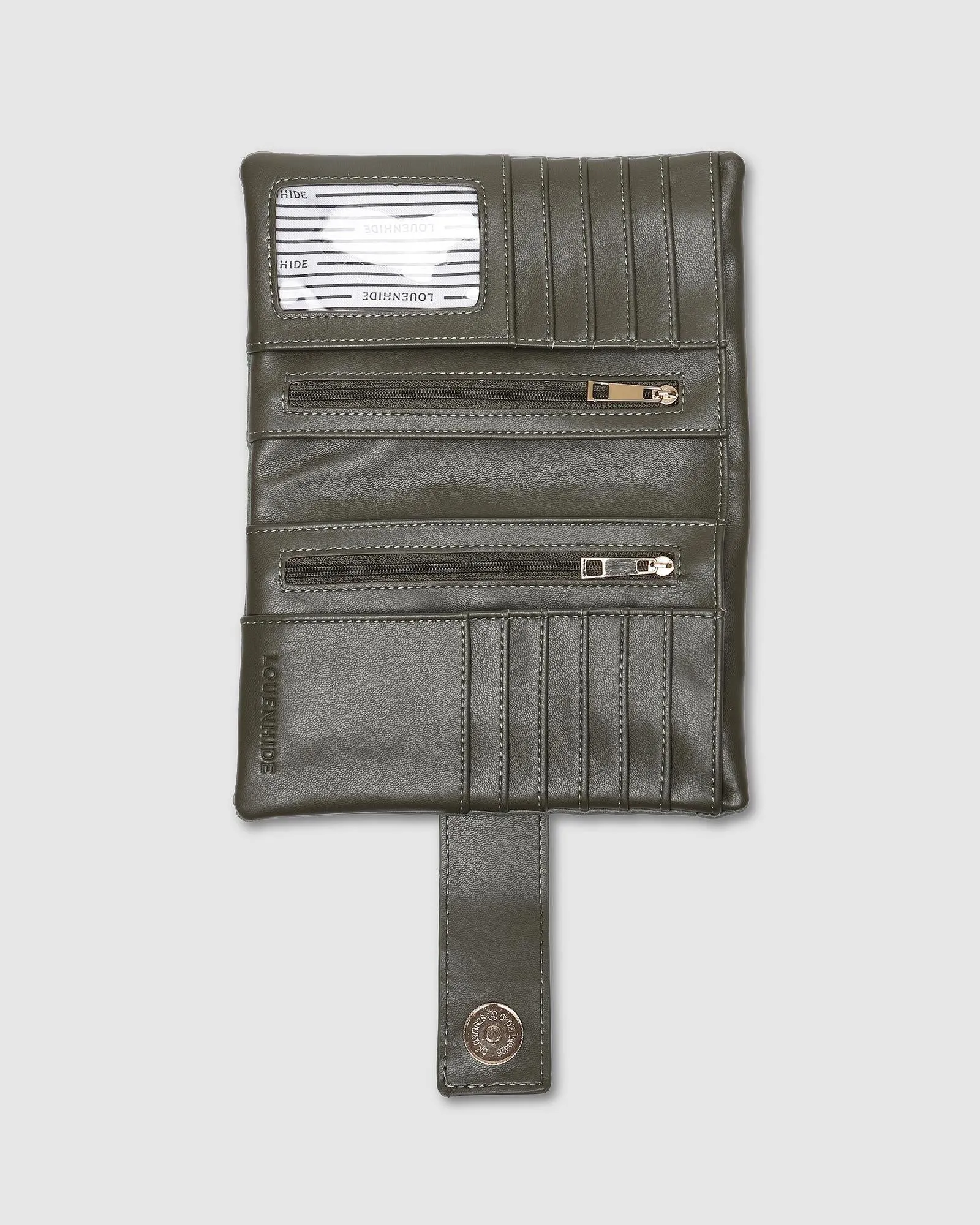 LOUENHIDE Bailey Wallet - Khaki