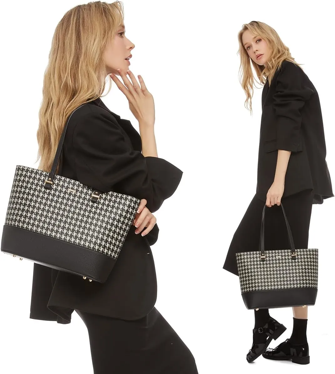LOVEVOOK Handbags for Women Shoulder Bags Tote Satchel Hobo 3pcs Purse Set