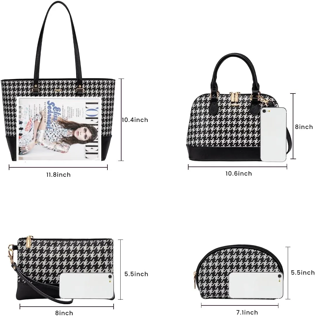 LOVEVOOK Handbags for Women Shoulder Bags Tote Satchel Hobo 3pcs Purse Set