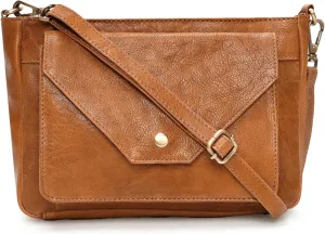 LUXEORIA Genuine Leather Crossbody Bags for Women, Small Travel Purses, Mobile & Credit Card Pockets with Adjustable Strap