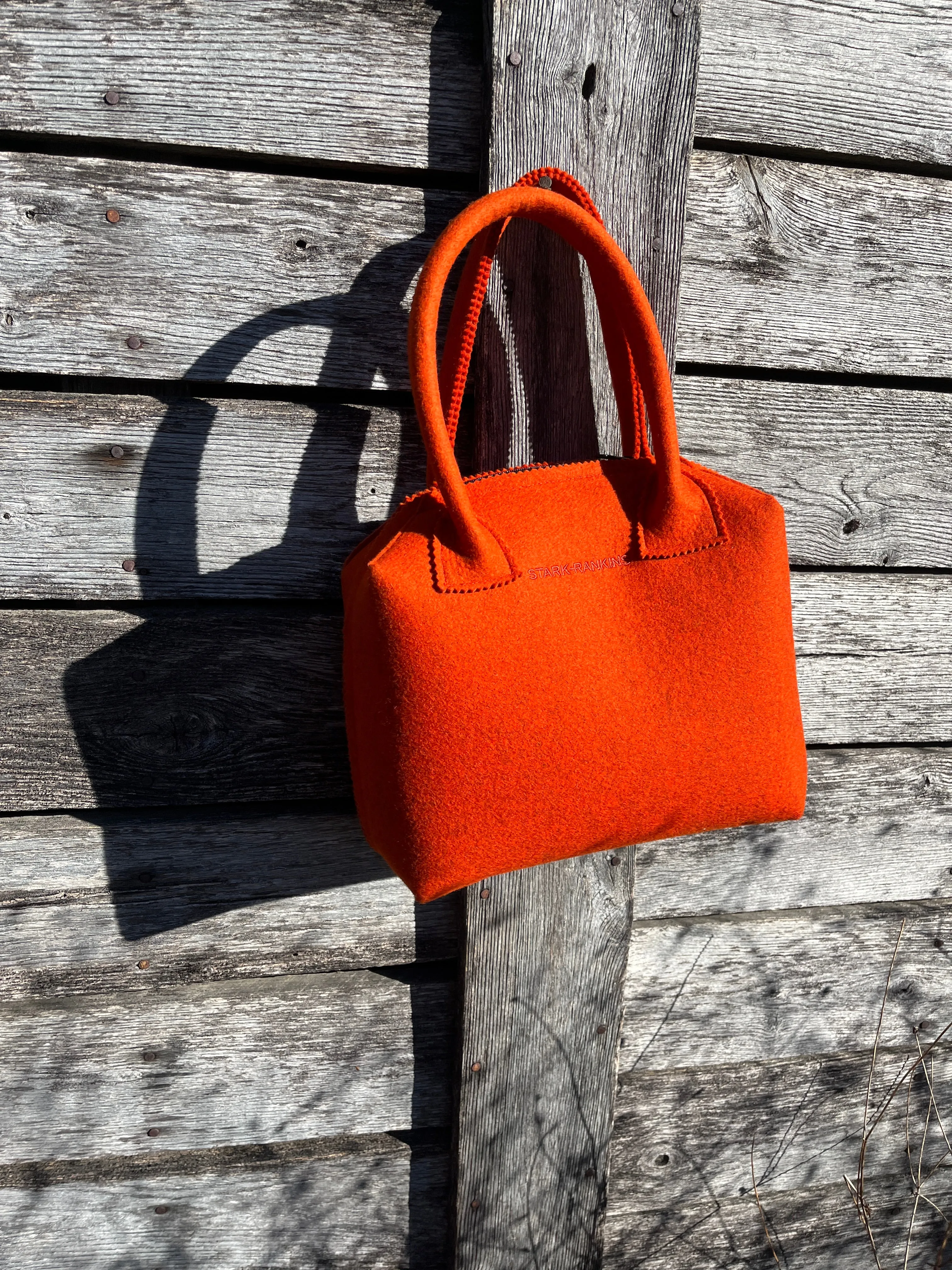 Luxury Burnt Orange Handbag