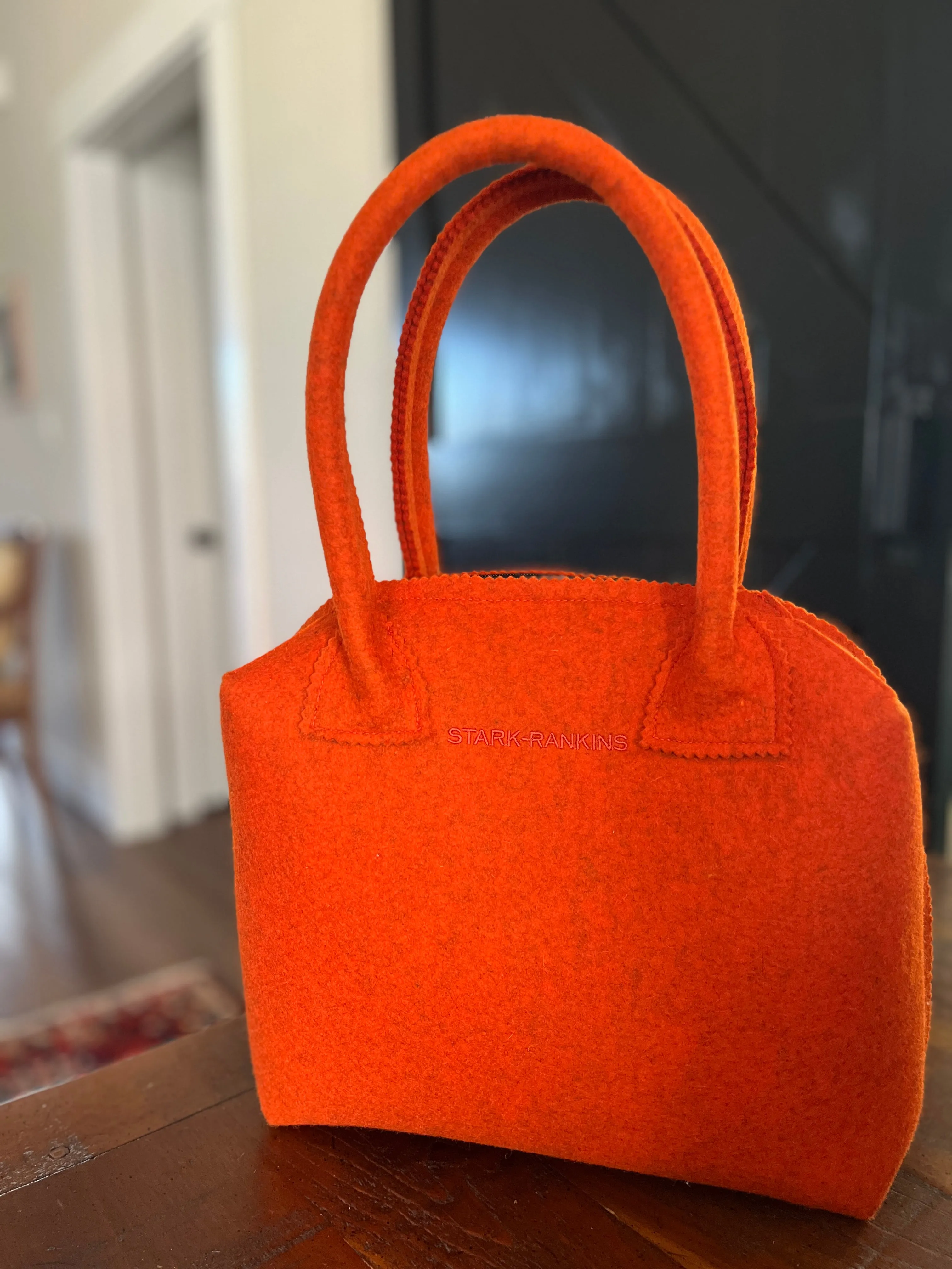 Luxury Burnt Orange Handbag