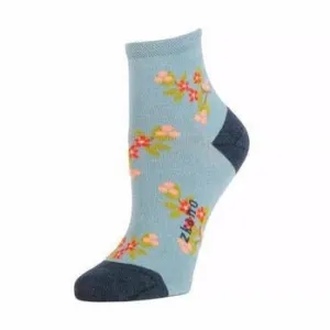 Mae Anklet Sock in Lead