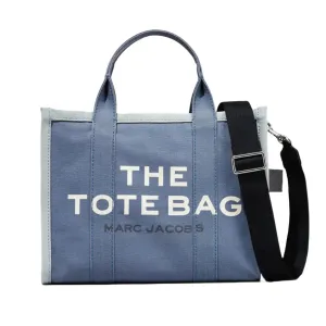 Marc Jacobs The Colorblock Large Tote Bag In Blue Shadow Multi - H062M01RE21-482