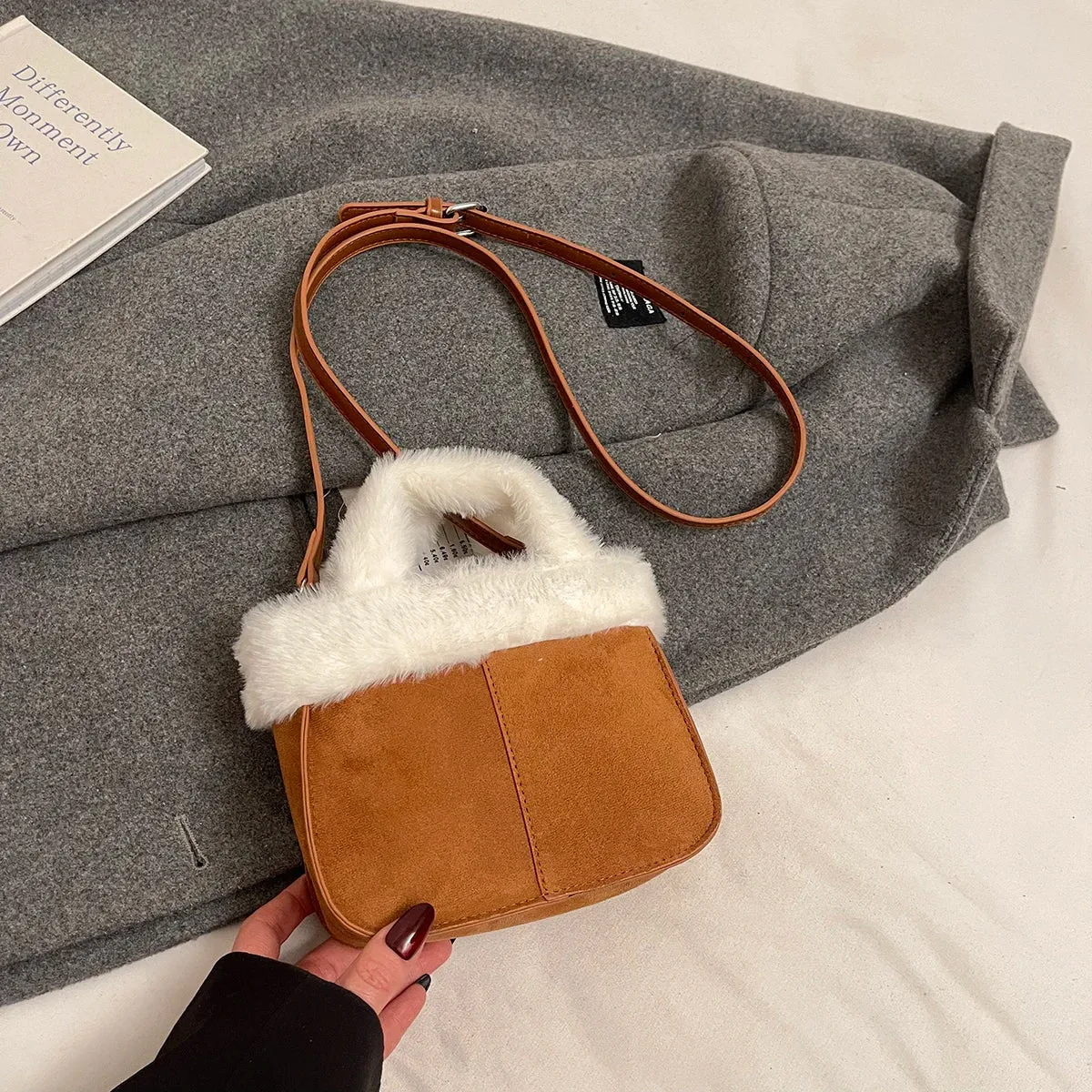 Mini Faux Fur Soft Handbags