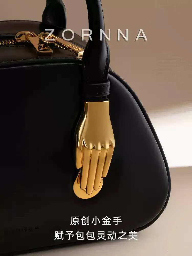 Mini Leather Top Handle Bag with Timeless Designer Appeal
