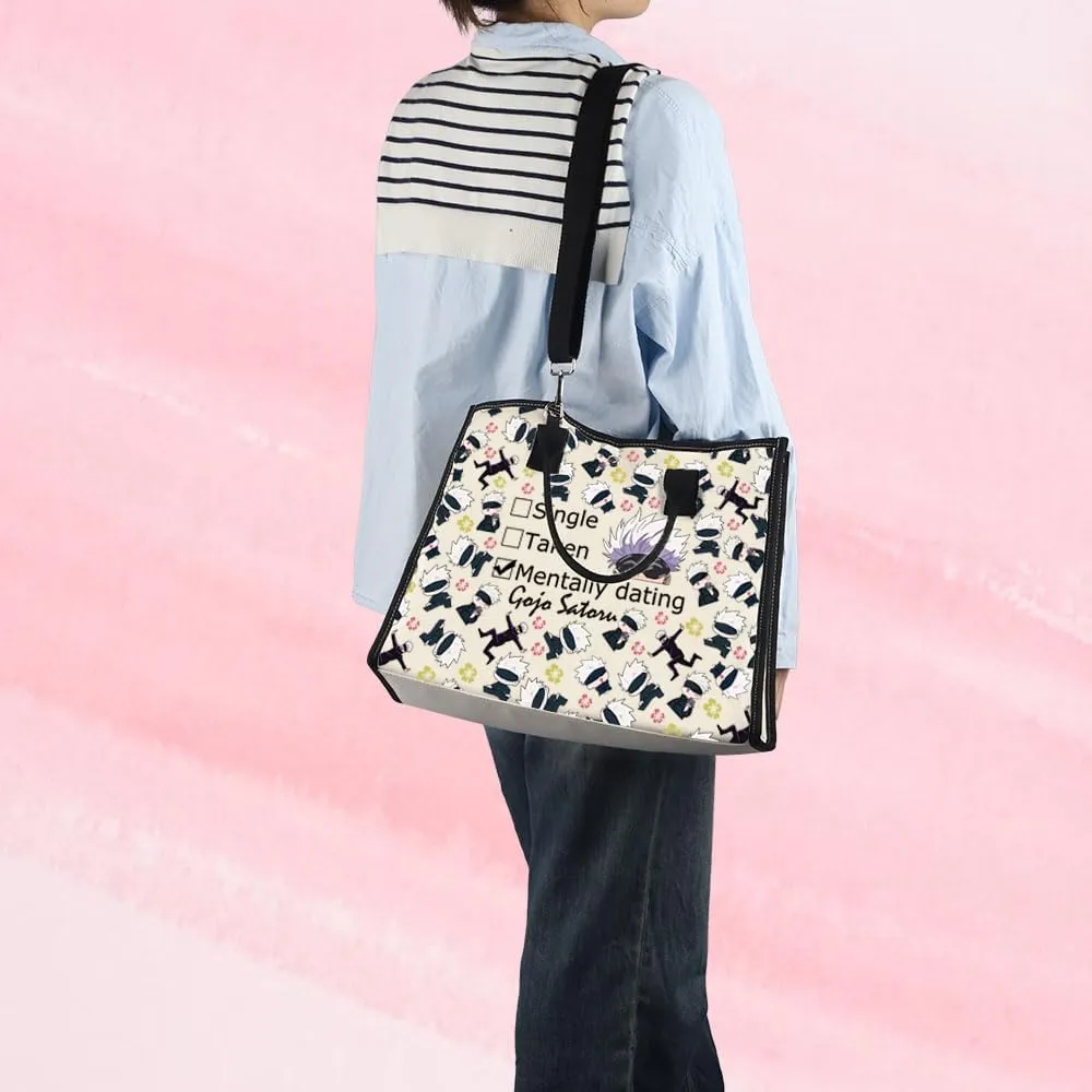 MNIGIU JJK Anime Inspired Gift SG Cosmetic Bag JJK Anime Lover Gift JJK Anime Themed Gift (TakenTB)