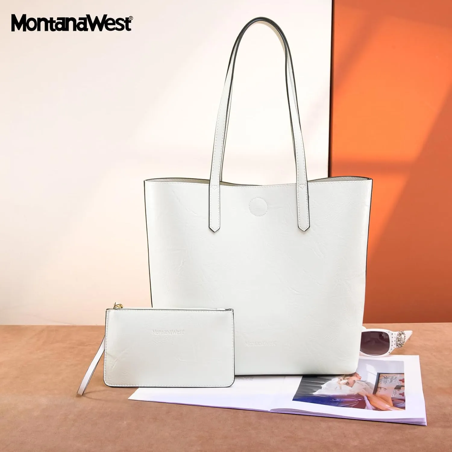 Montana West Tote Bag for Women Top Handle Purses and Handbags Soft Hobo
