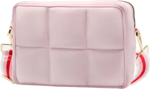 NAARIIAN Crossbody Bags for Women Small Puffy Quilted Purses Shoulder Handbags Adjustable strap Cute Everyday Bag