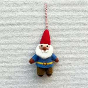 Needle Felted Santa Ornament