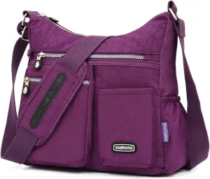 NOTAG Crossbody Bag for Women - Waterproof Multi-Pocket Handbag, Shoulder Bag, Lightweight Large Messenger