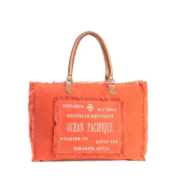 Ocean Pacifique Carryall Tote - Brick