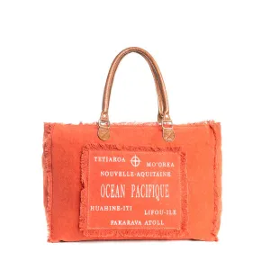 Ocean Pacifique Carryall Tote - Brick