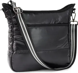 ORAD Puffer Crossbody Bags for Women, Quilted Puffy Handbag Light Winter Down Cotton Padded Shoulder Bag,Crossbody Purses