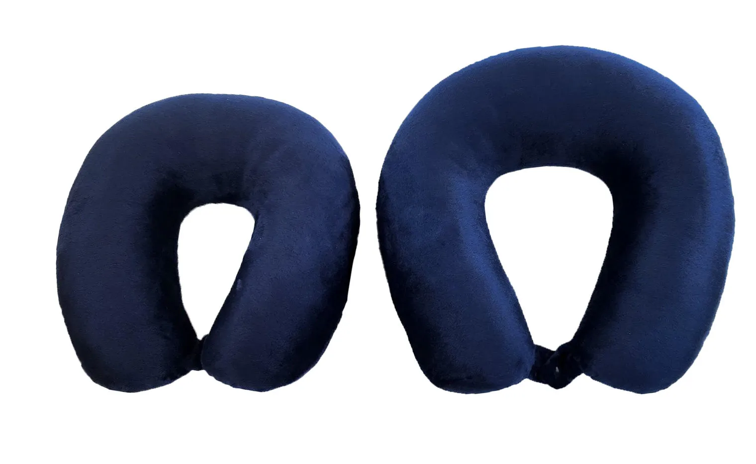 Oversized Fiber Filled Travel Neck Pillow - Adult - Solid Color - 13.25" x 13.25" - 3 Colors Available