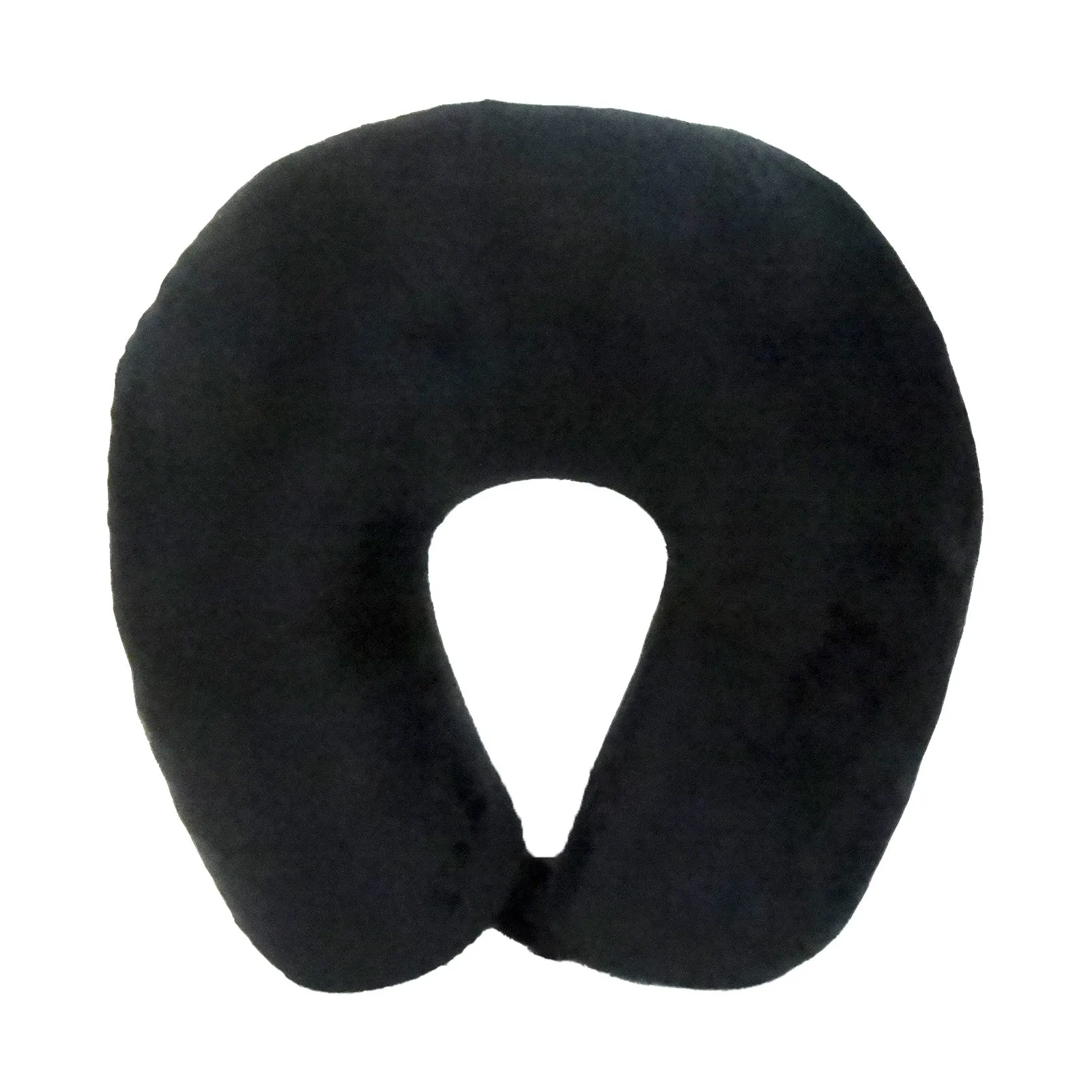 Oversized Fiber Filled Travel Neck Pillow - Adult - Solid Color - 13.25" x 13.25" - 3 Colors Available