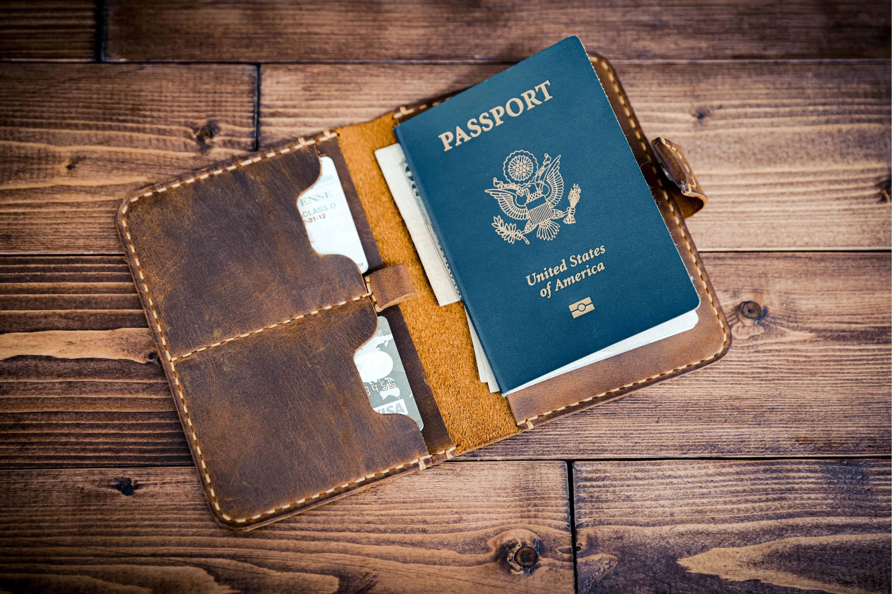 Passport cover, The Adventurous Passport Cover with Pen Holder