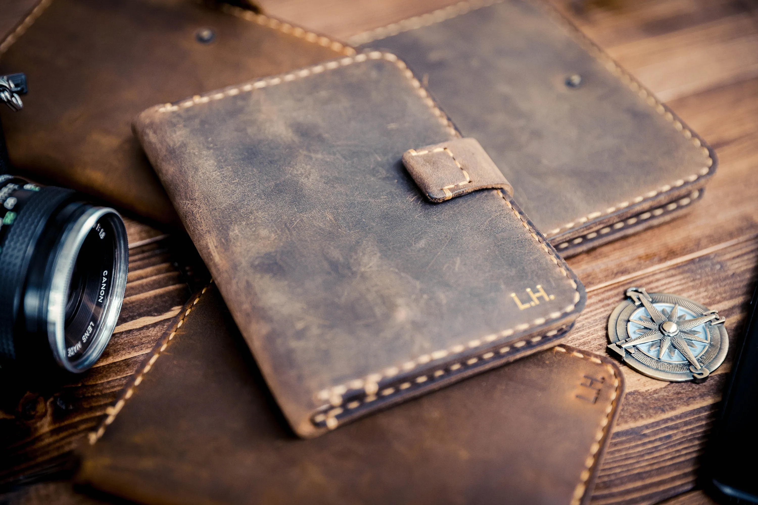 Passport cover, The Adventurous Passport Cover with Pen Holder