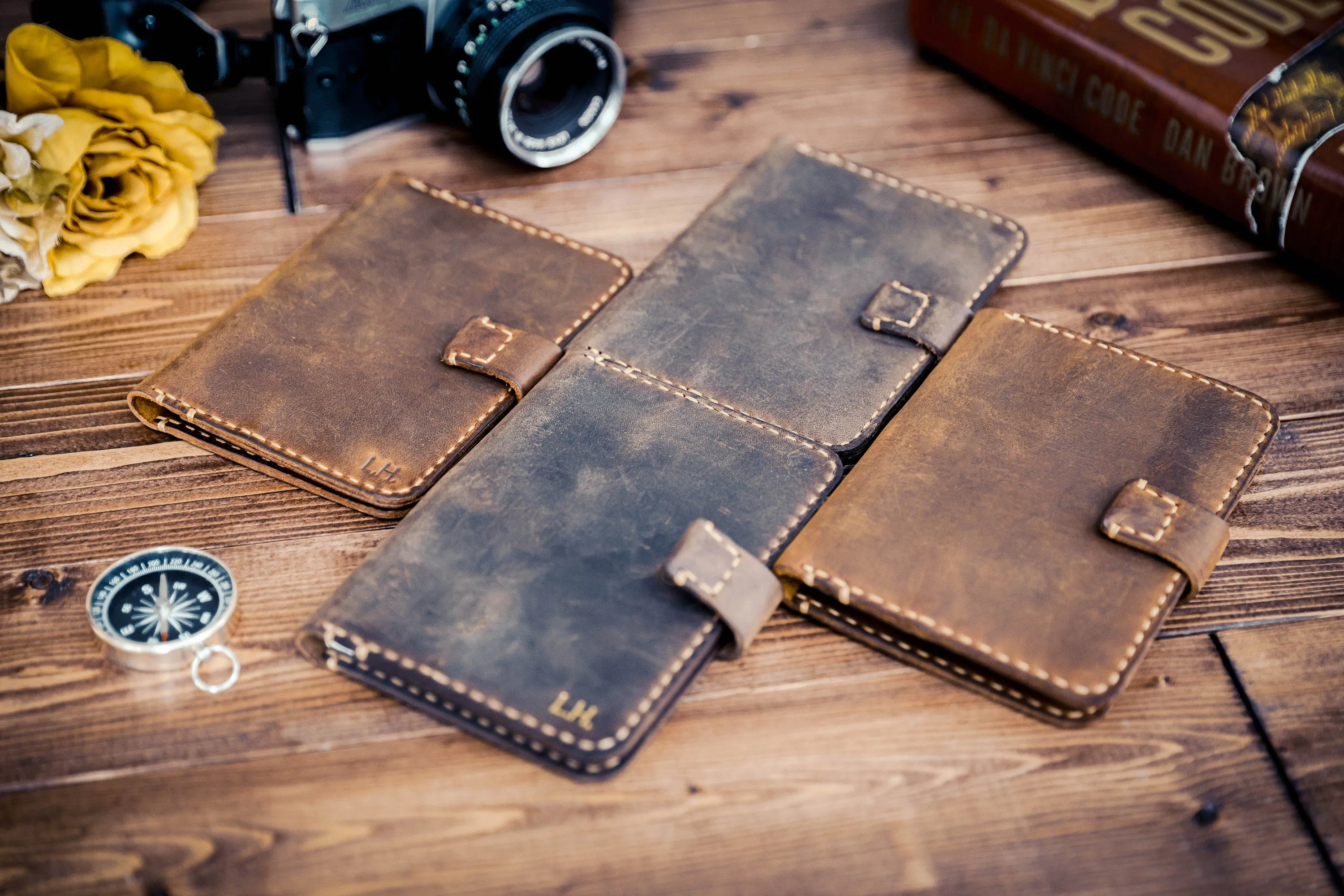 Passport cover, The Adventurous Passport Cover with Pen Holder