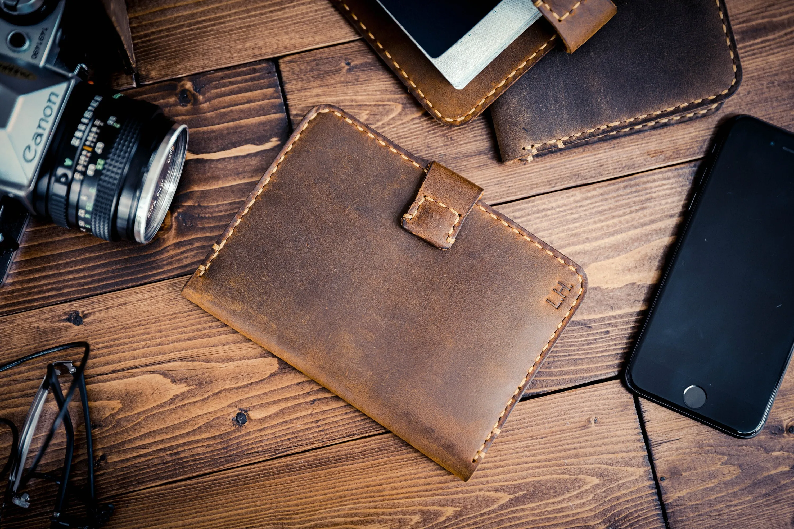 Passport cover, The Adventurous Passport Cover with Pen Holder