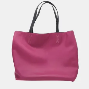 Pink Leather Double Sens 36 Shoulder Bag