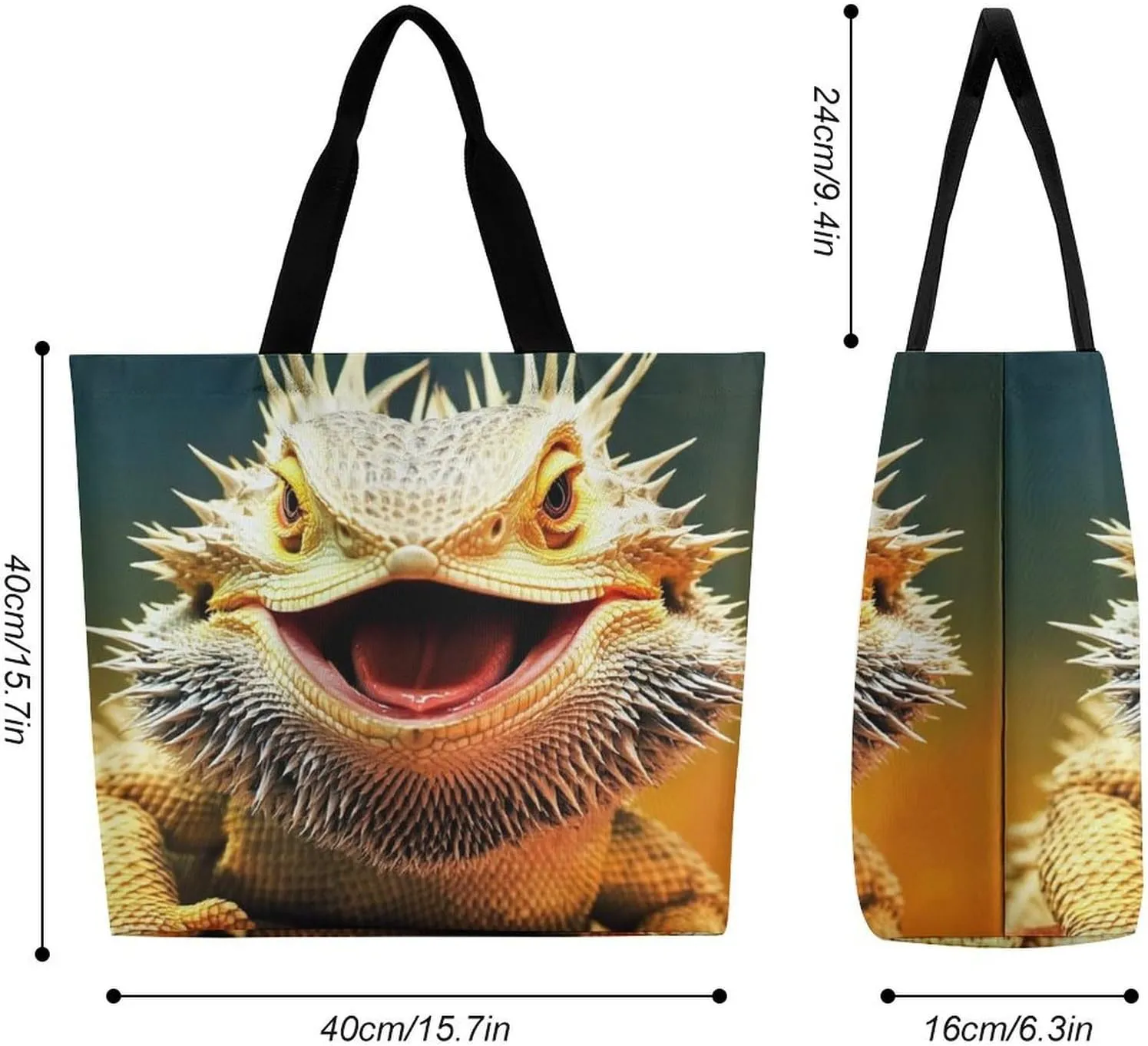 Portable Grocery Shoulder Bag for Women Casual Reusable Shopping Bag Large Tote Bags