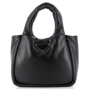 PRADA Padded Soft Tote Leather Medium