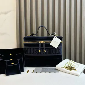Preloved Christian Dior Soft Trunk Black Shoulder Bag