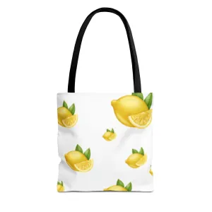 Print Eco-Friendly Farmhouse Bag Beach Summer for Citrus Lemon Bag, International shipping Tote, Shopper, Bag, No customs hassle Gift Decor, Her, Grocery Tote