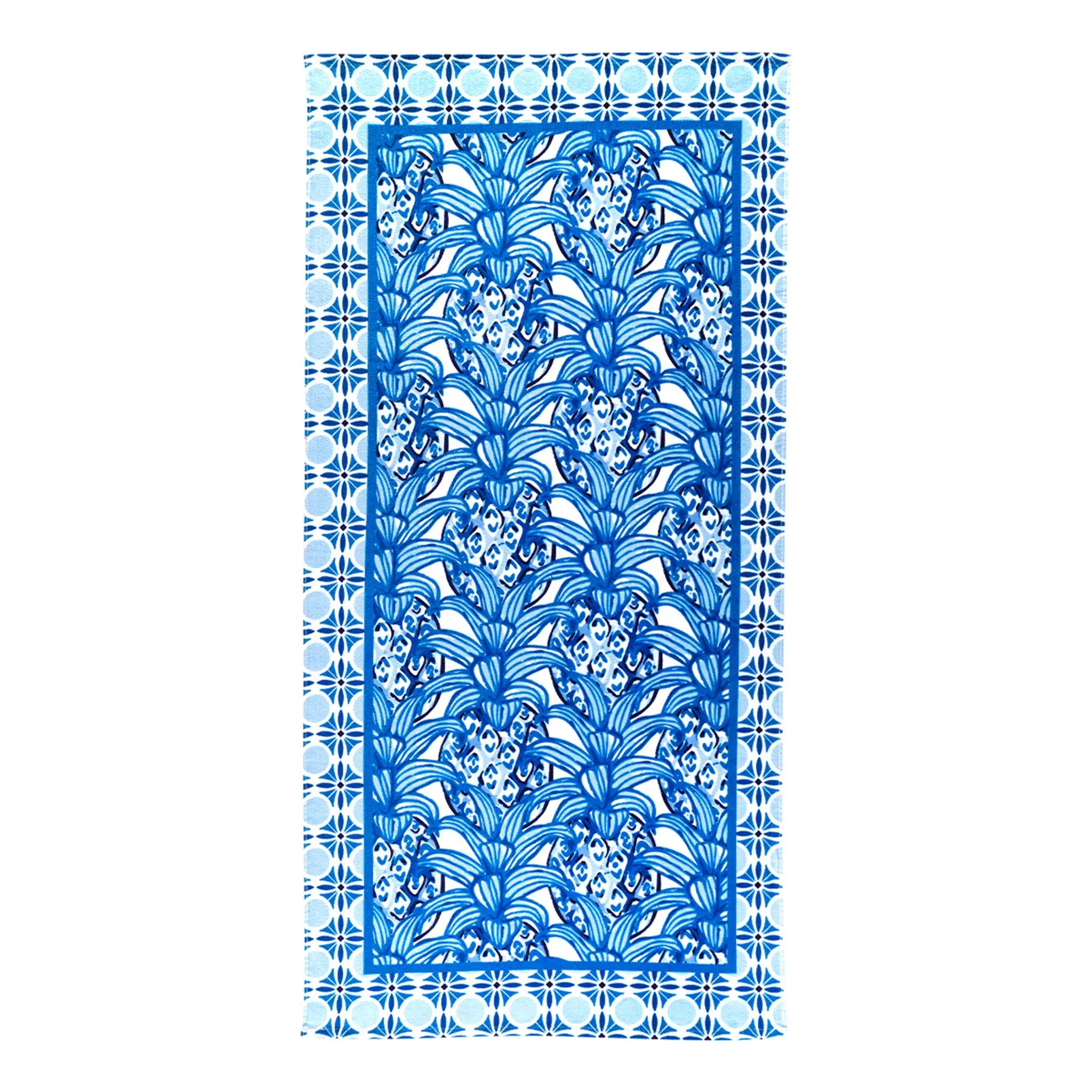 Printed Beach Towel in Lookin' Pine