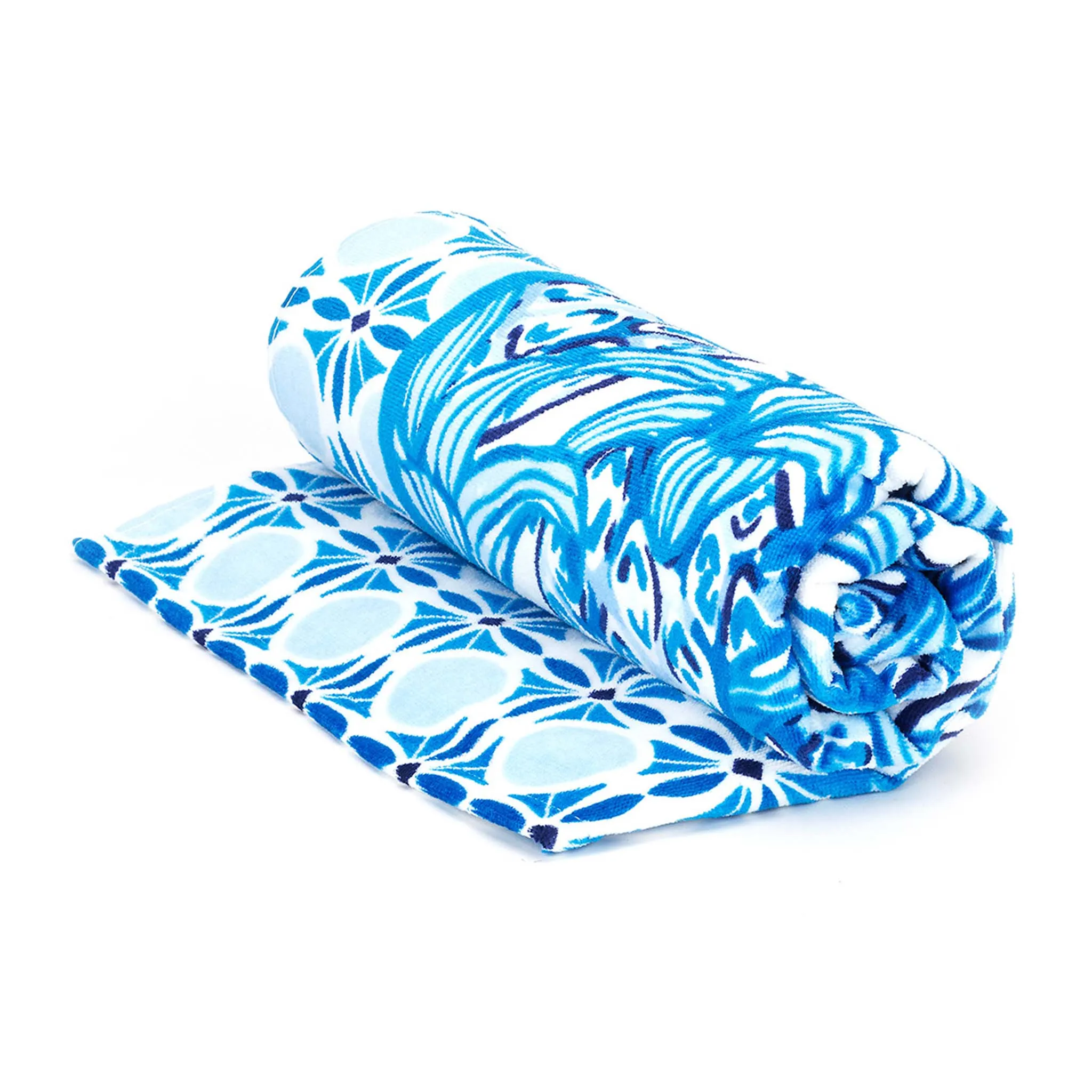 Printed Beach Towel in Lookin' Pine