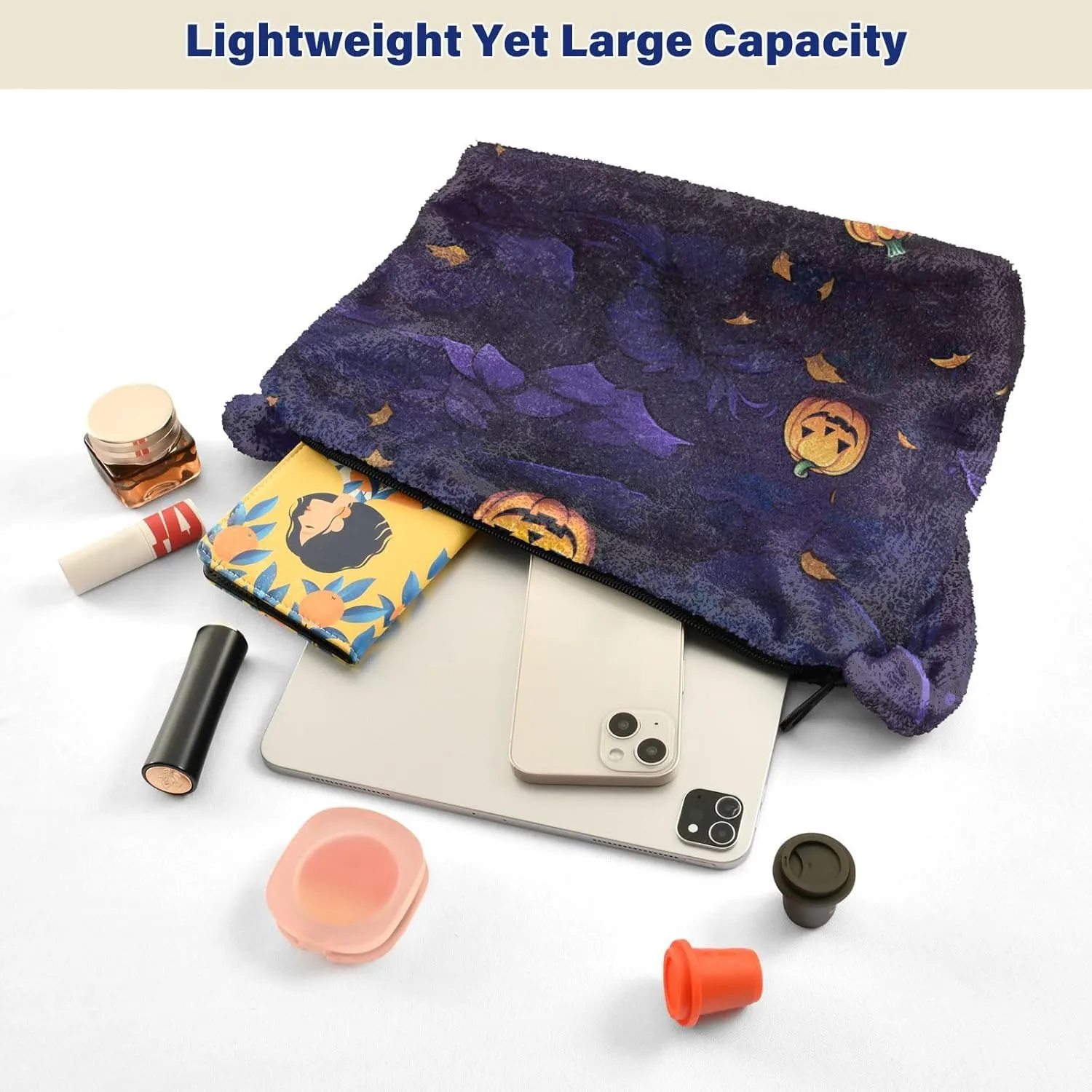 Pumpkin Lamp and Pumpkins Ladies Shoulder Handbags, Shoulder Tote Bag, Shoulder Bag for Women
