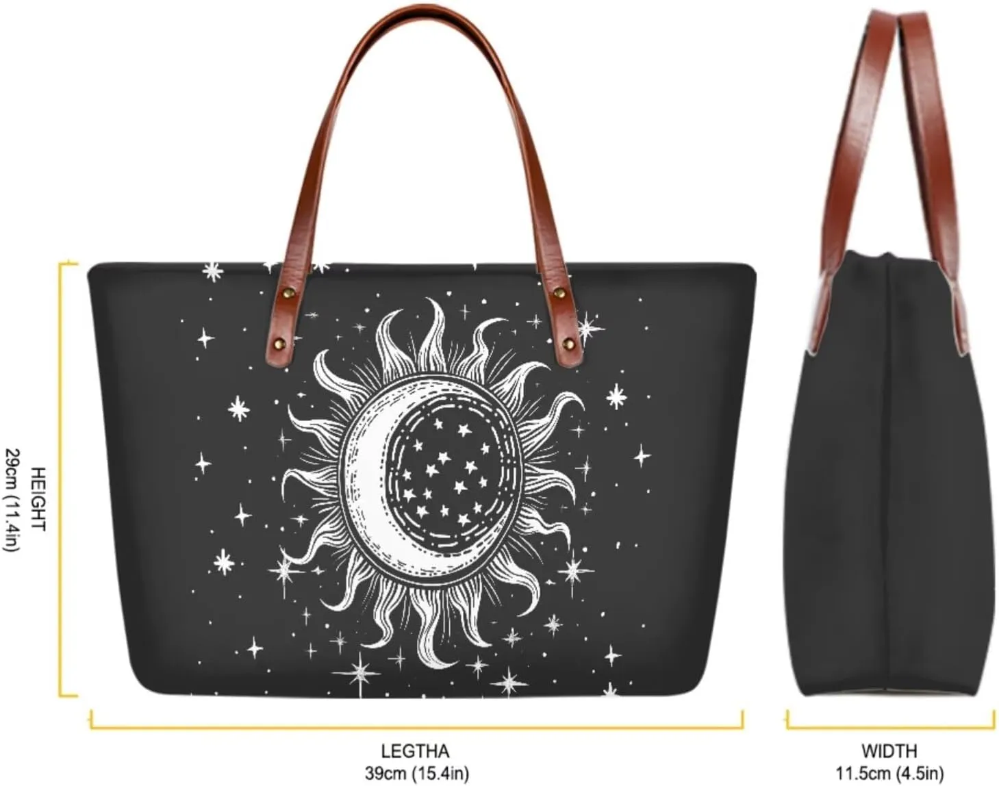 Purse and Wallet Set Large Shoulder Satchel Purse Tote Handbags with PU Wallet for Party Work Shopping Travel