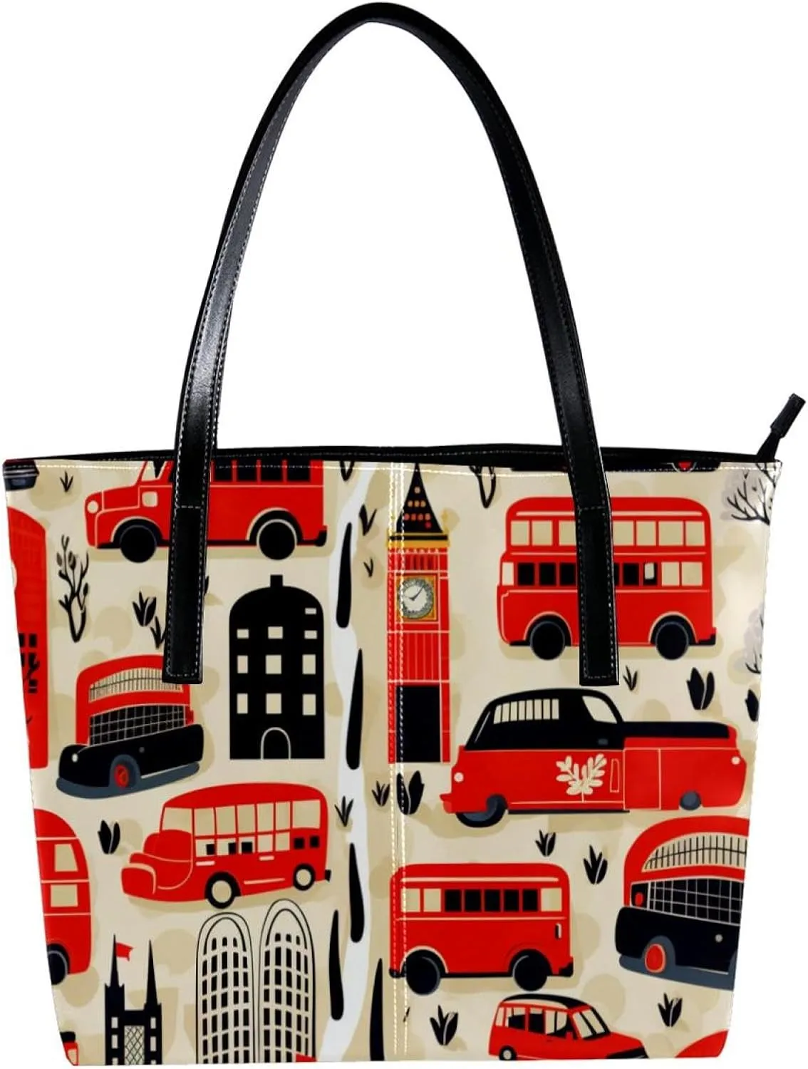 Purses for Women,Tote Bag Aesthetic,Women's Tote Handbags,British Travel Architecture