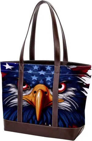 Purses for Women,Tote Bag for Women,Handbags for Women,4Th of July Independence Day Eagle
