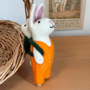 Rabbit Felt Animal Ornament Hanging Decoration